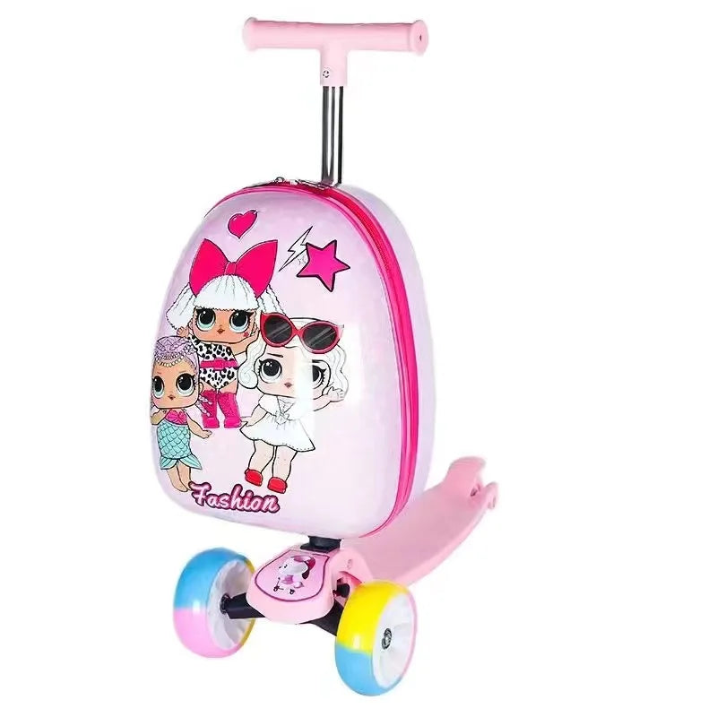 KO-KU 16" Flash Wheel Ride-On Suitcase
