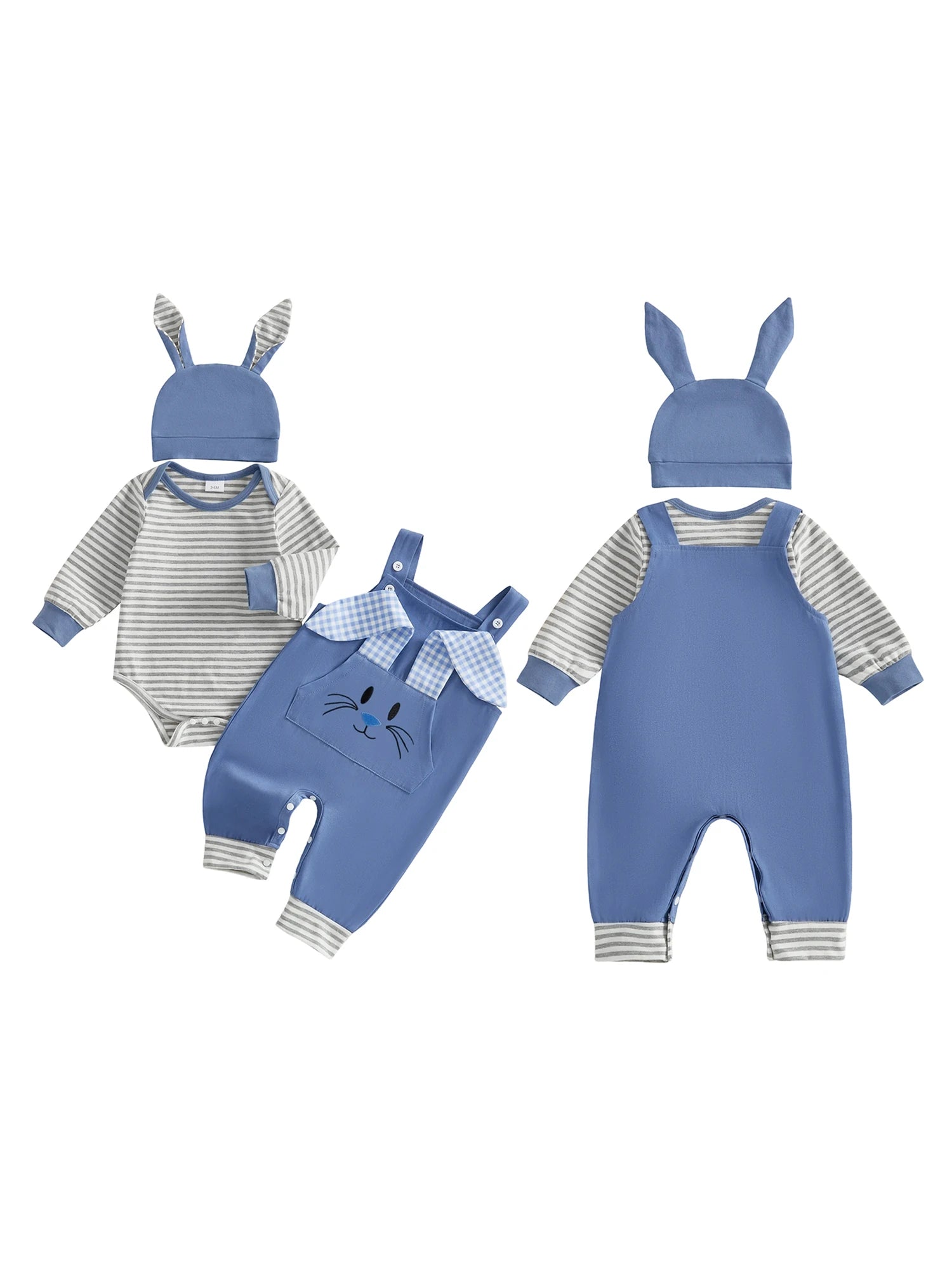 Baby Girl Easter Floral 3PC Outfit Set