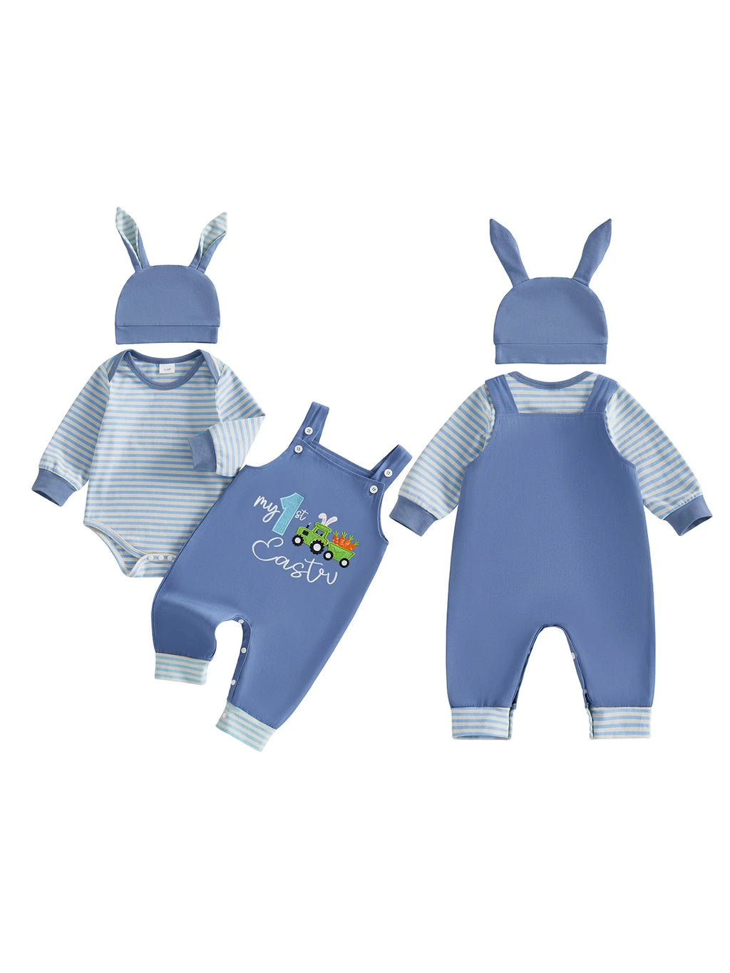 Baby Girl Easter Floral 3PC Outfit Set