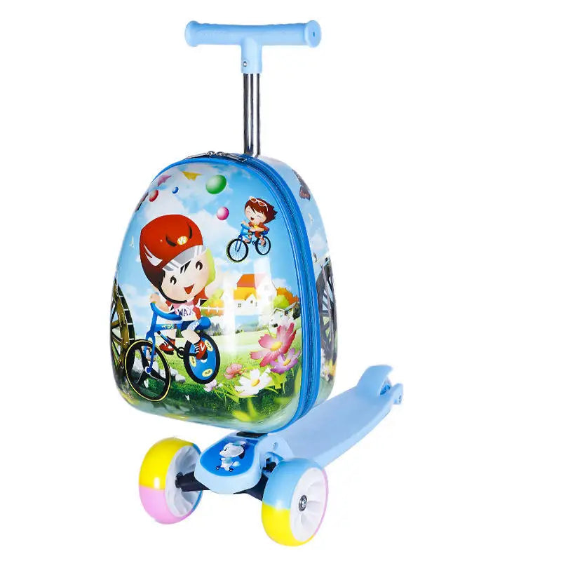 KO-KU 16" Flash Wheel Ride-On Suitcase