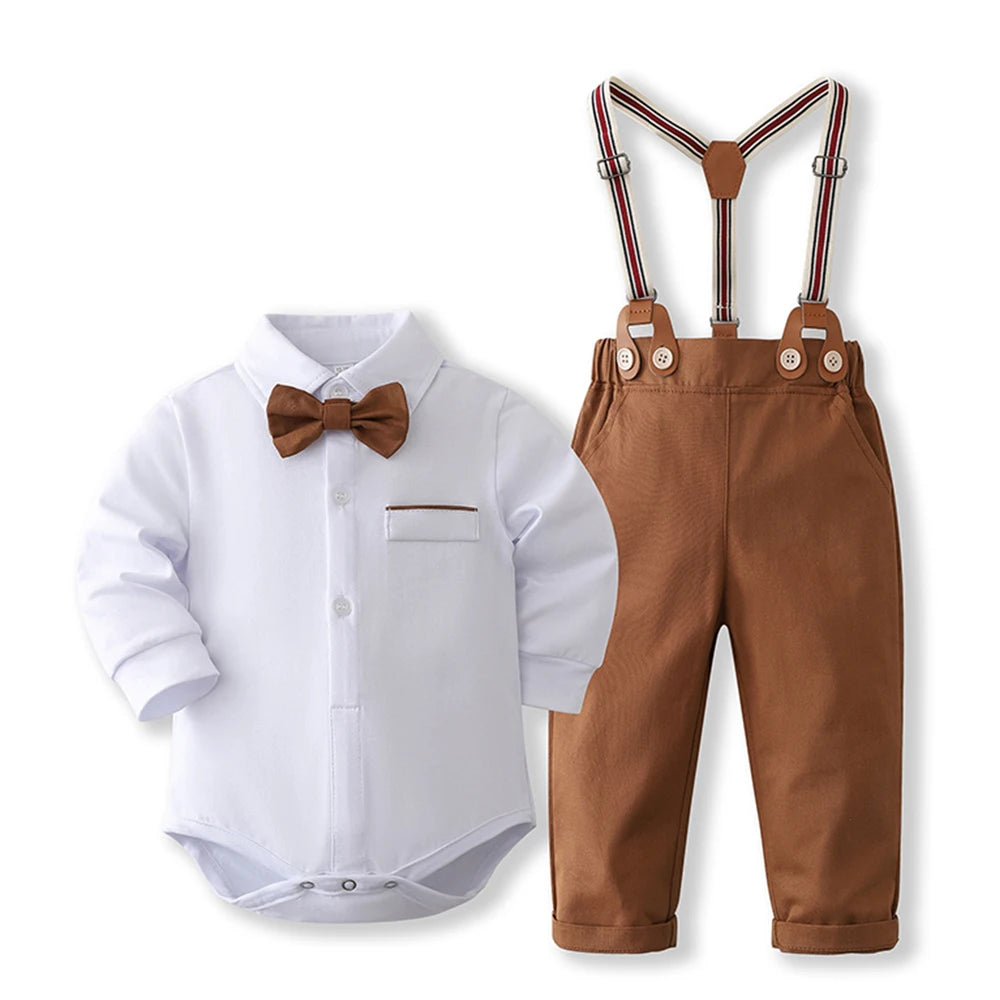 Baby Boy Formal Romper Suit