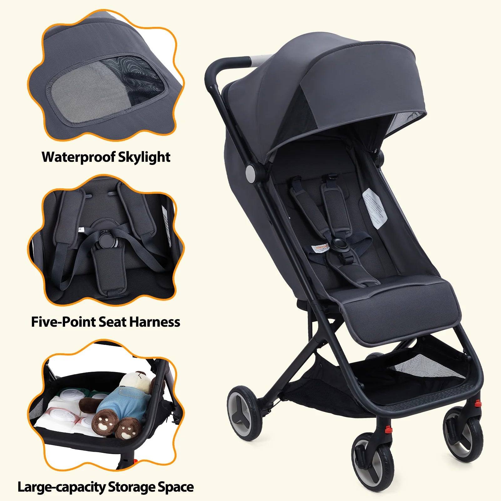 Lightweight Umbrella Baby Stroller