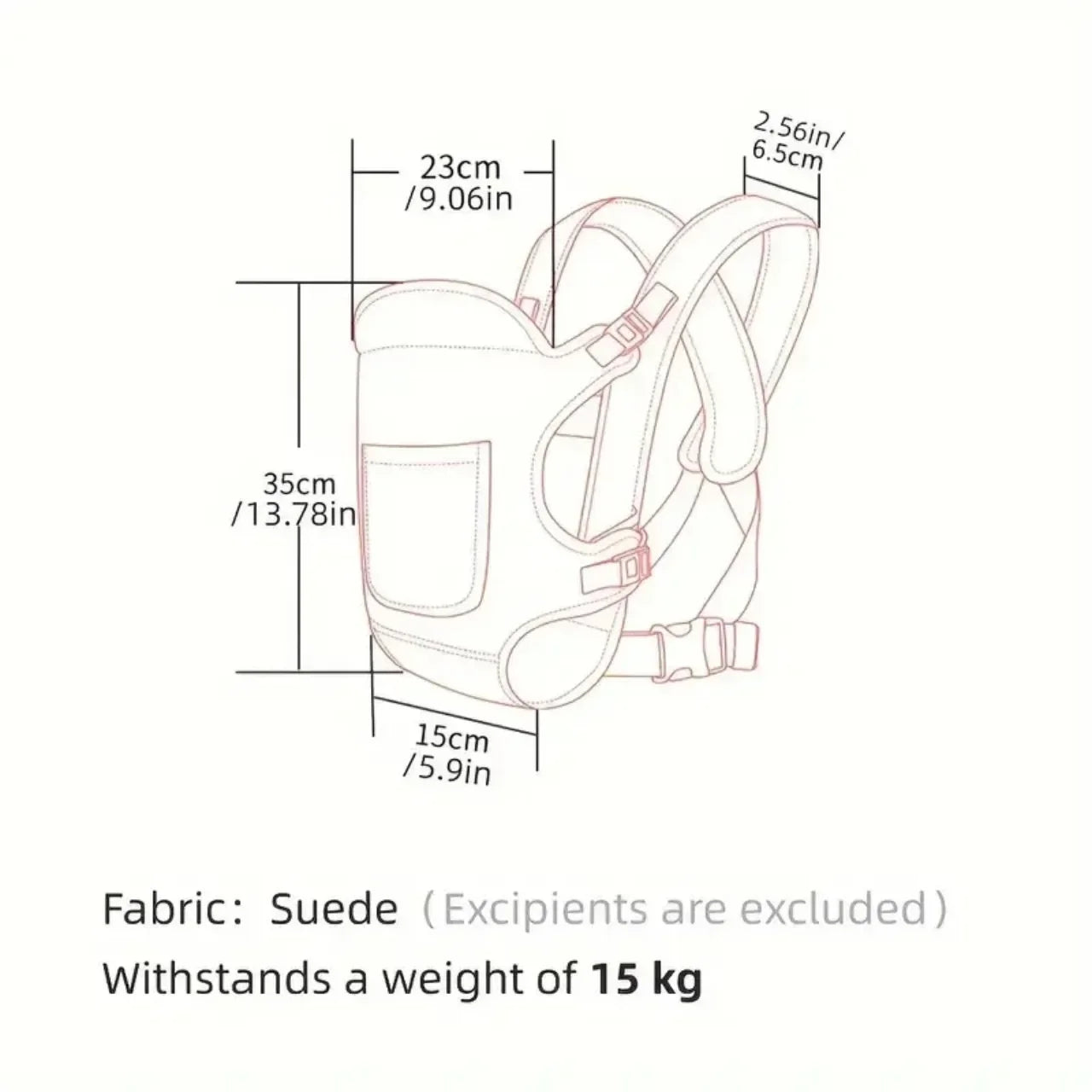 4-in-1 Ergonomic Baby Carrier Backpack
