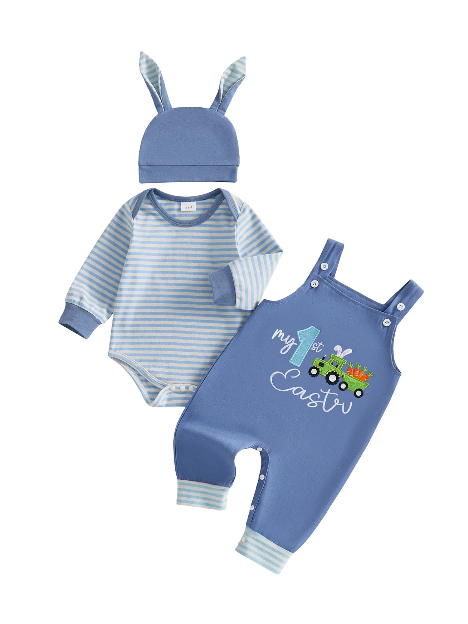 Baby Girl Easter Floral 3PC Outfit Set