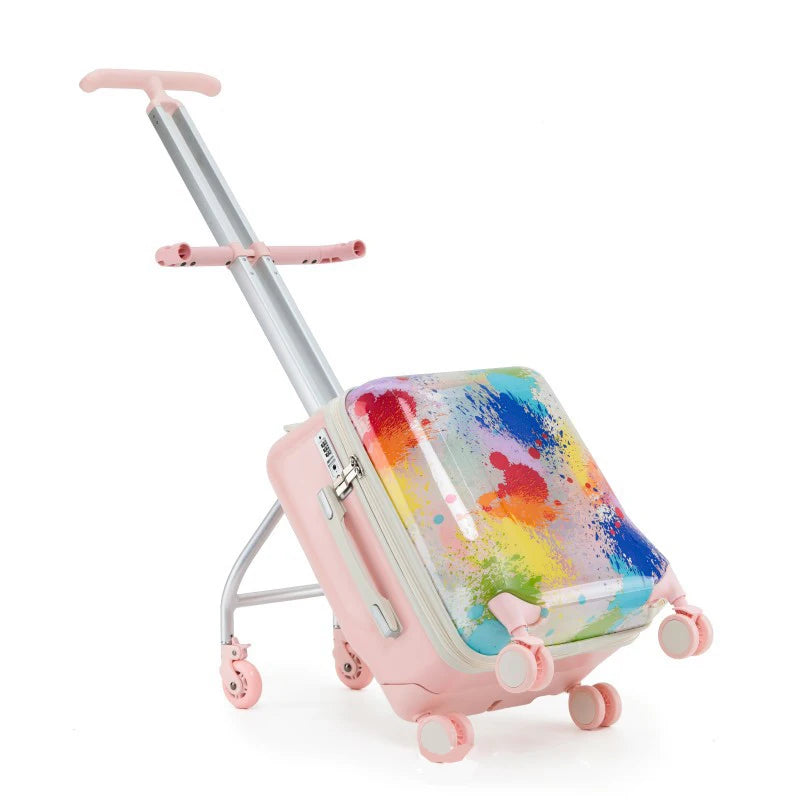 Six-Wheel Kids Ride-On Suitcase
