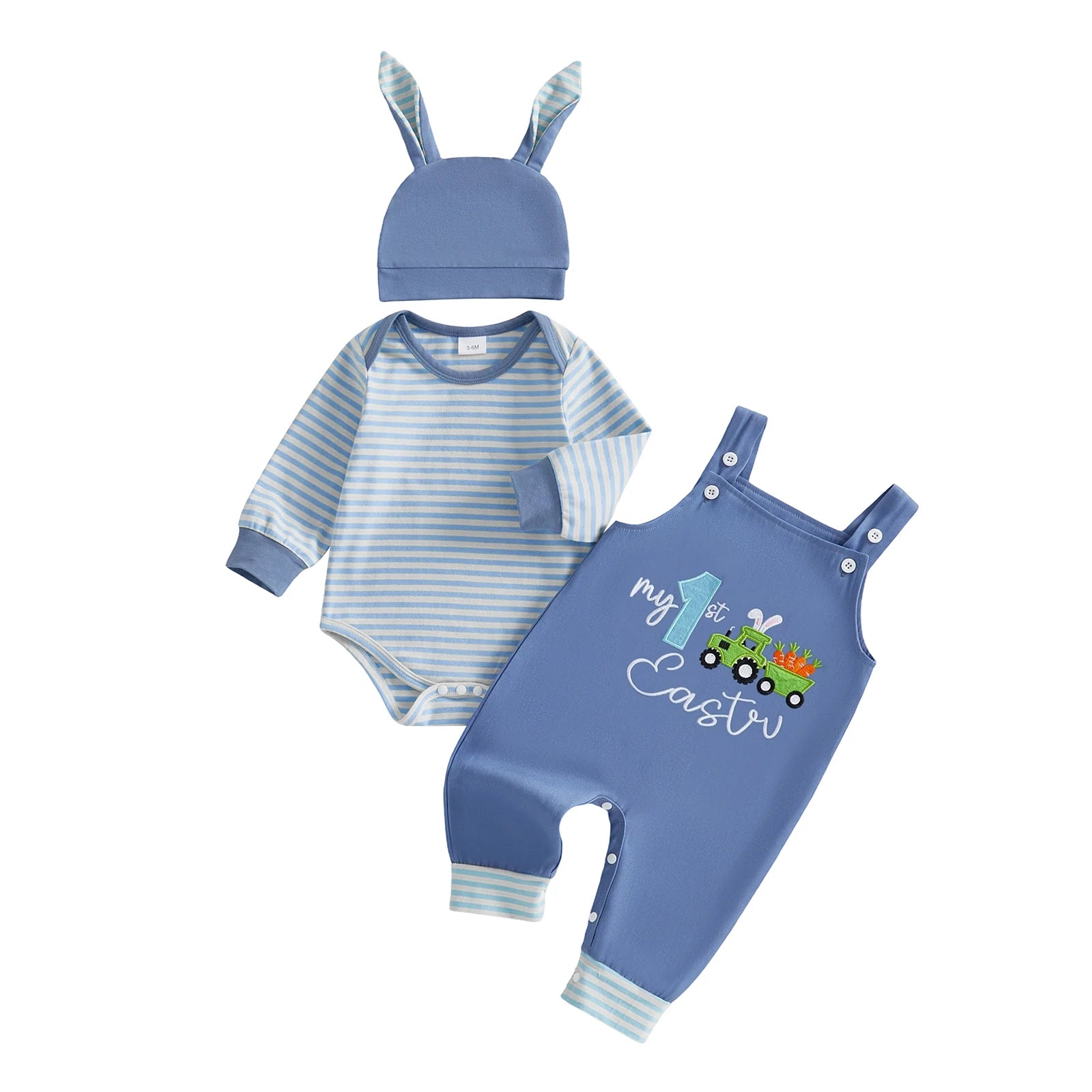 Baby Girl Easter Floral 3PC Outfit Set