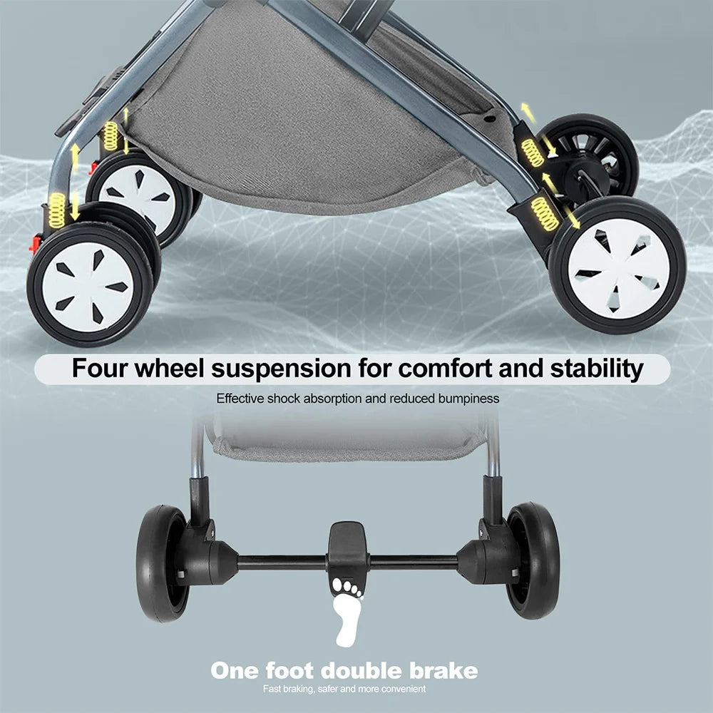 Compact Travel Baby Stroller