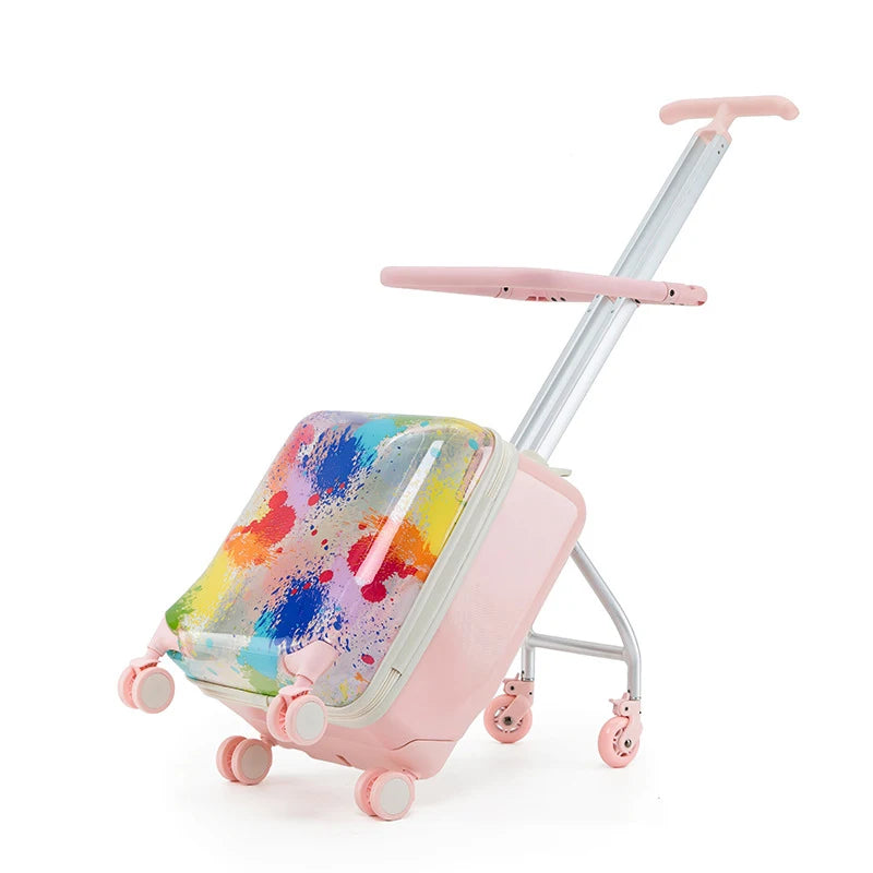 Six-Wheel Kids Ride-On Suitcase