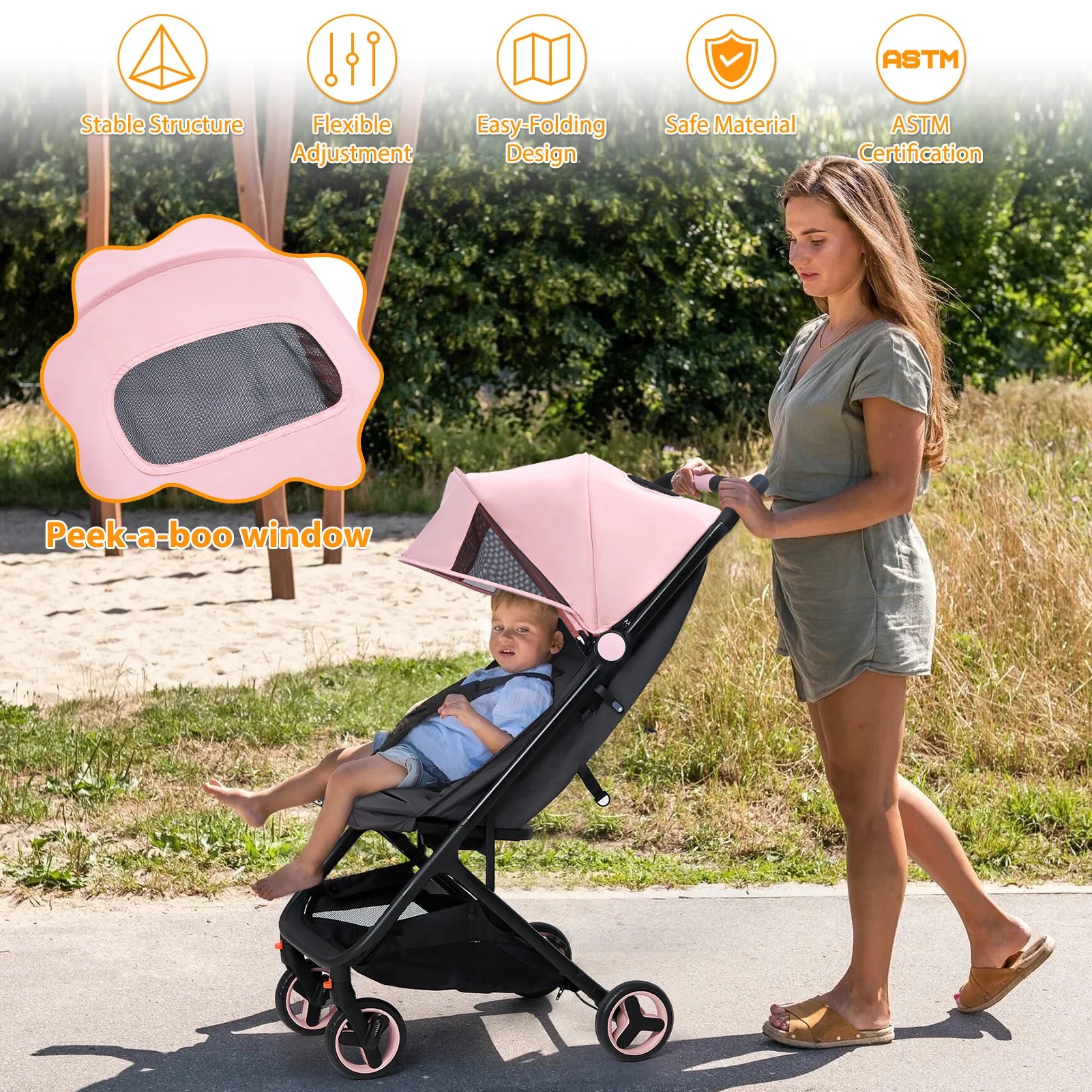 Lightweight Umbrella Baby Stroller