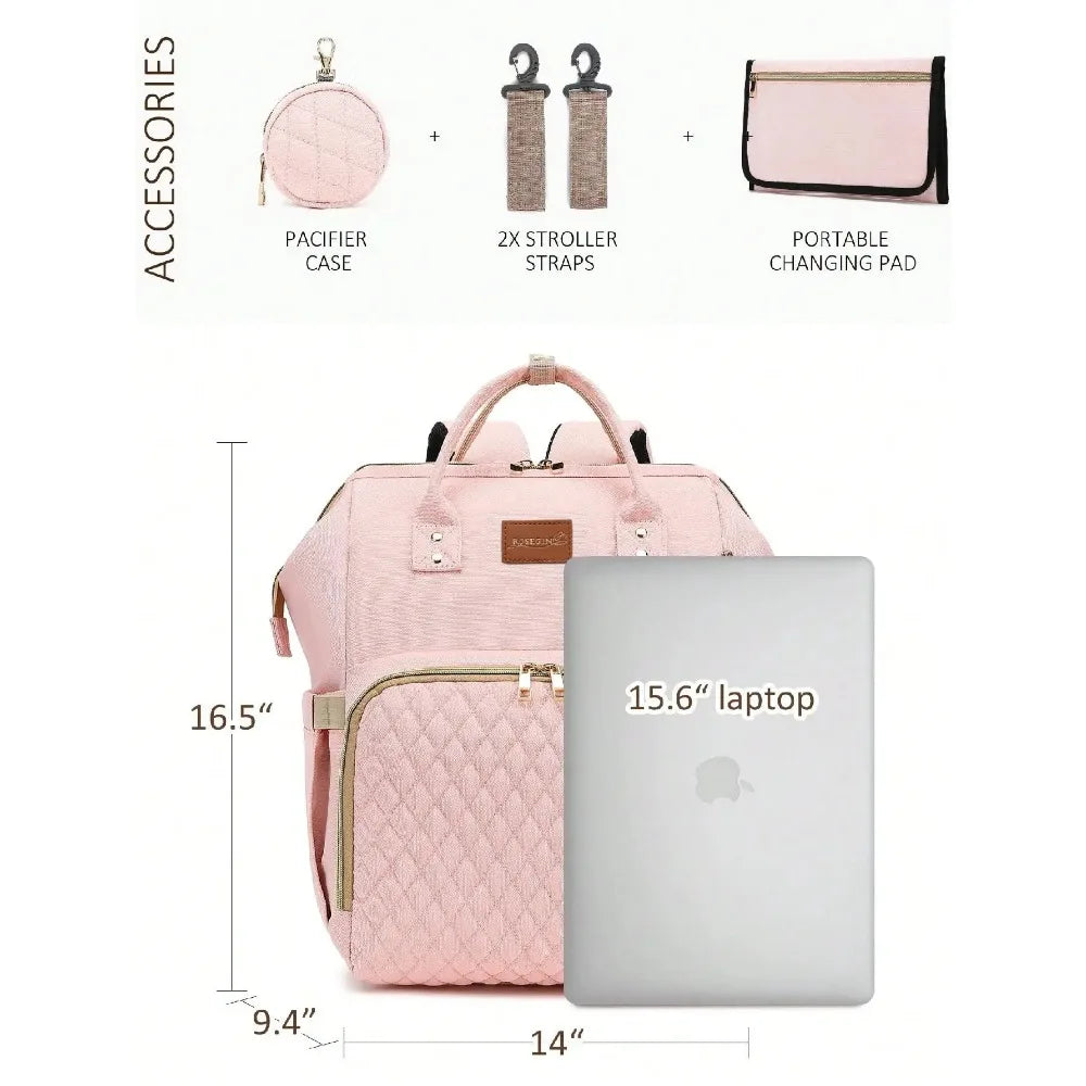 Waterproof Diaper Bag Backpack Set