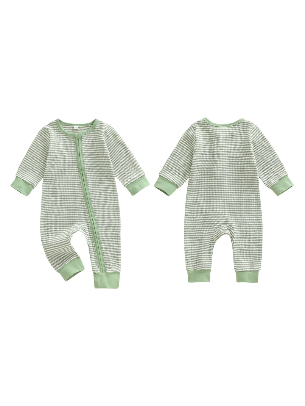 Infant Boy Striped Zip Romper