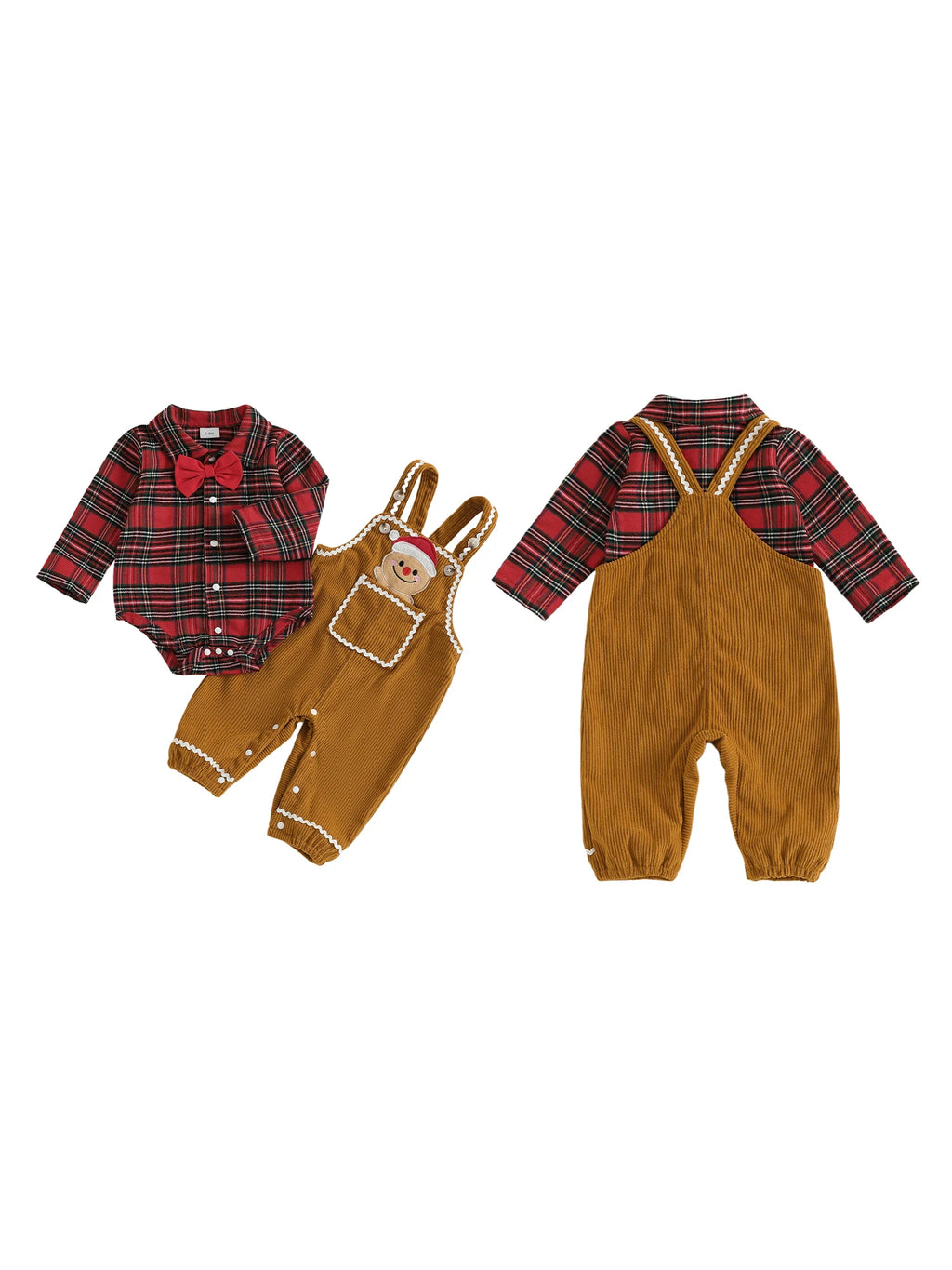 Toddler Boy Christmas Plaid 2PC Set
