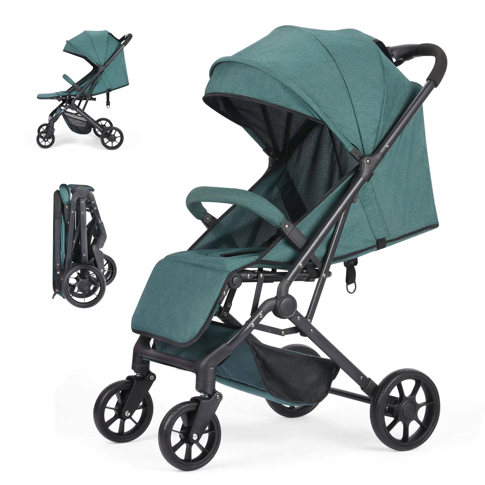 One-Hand Fold Compact Travel Stroller