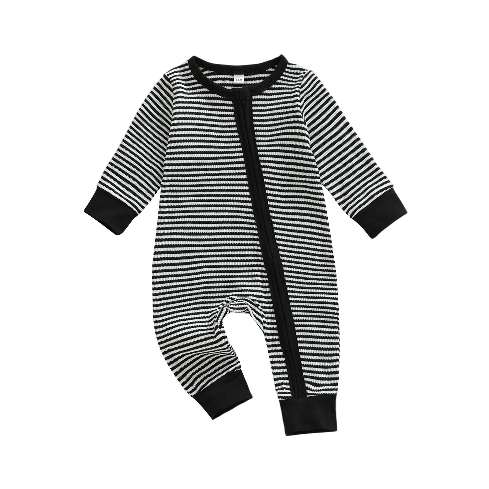 Infant Boy Striped Zip Romper