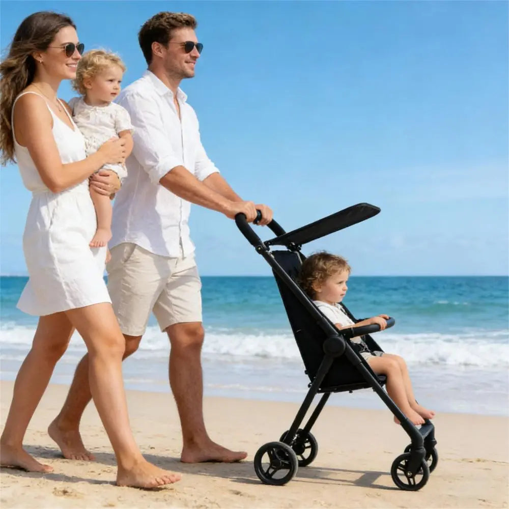 Compact 5-Point Harness Travel Stroller
