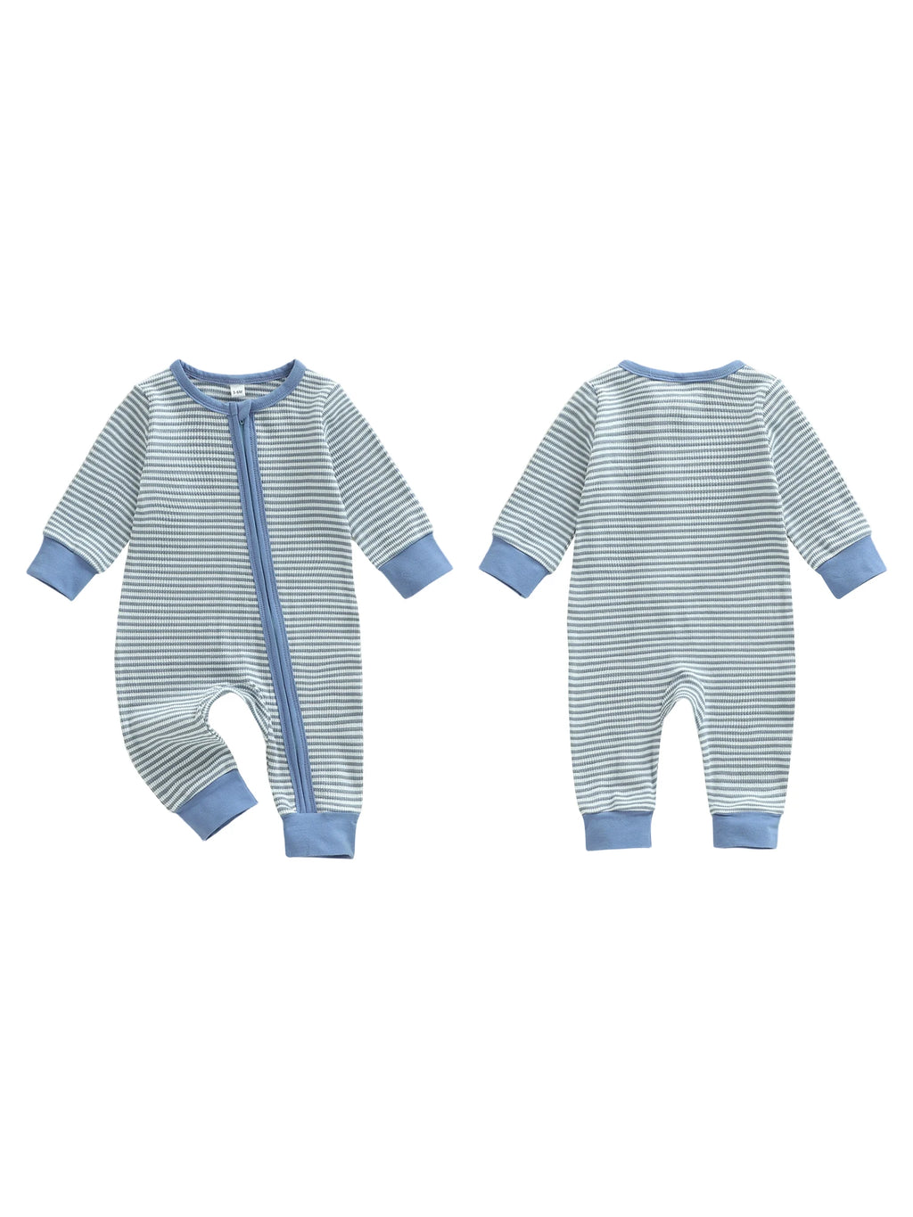 Infant Boy Striped Zip Romper