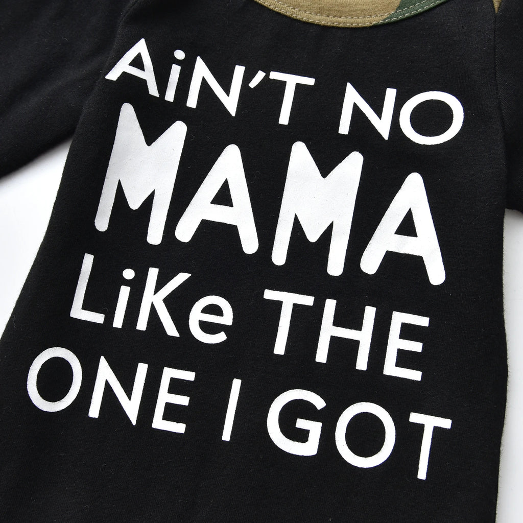 Letter Print Baby Boy 3PC Set