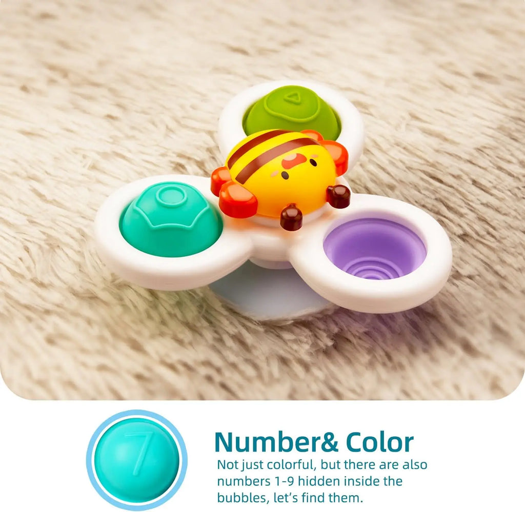 Strong Suction Cup Rotating Bath Toy