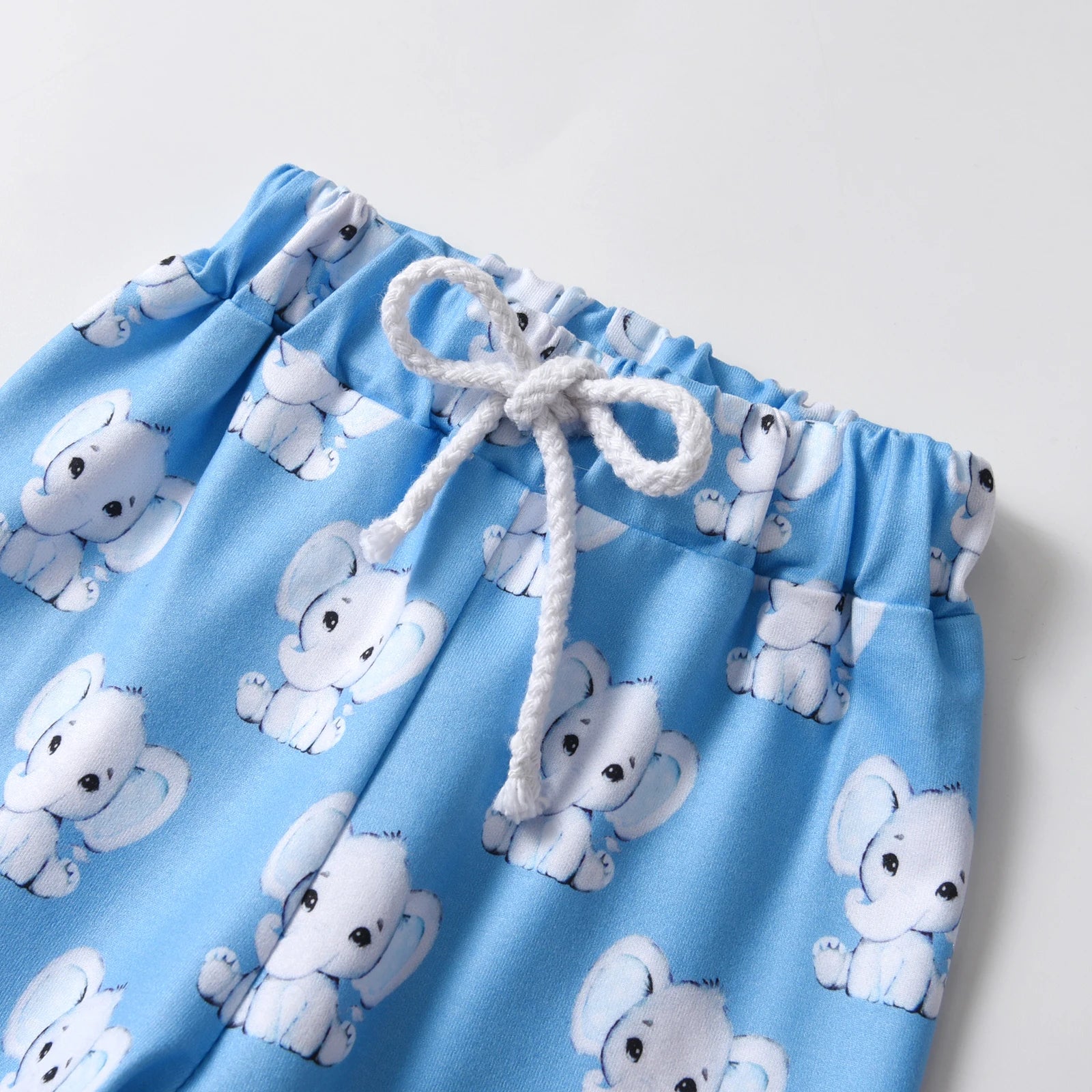 Elephant Print Baby Boy 3PC Set