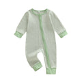 Infant Boy Striped Zip Romper