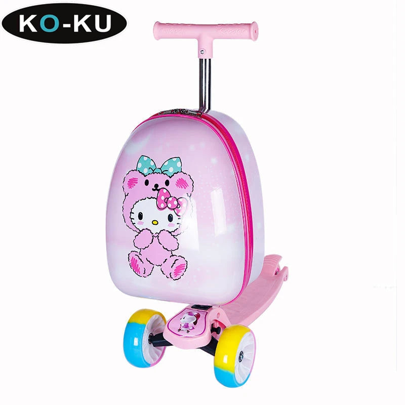 KO-KU 16" Flash Wheel Ride-On Suitcase