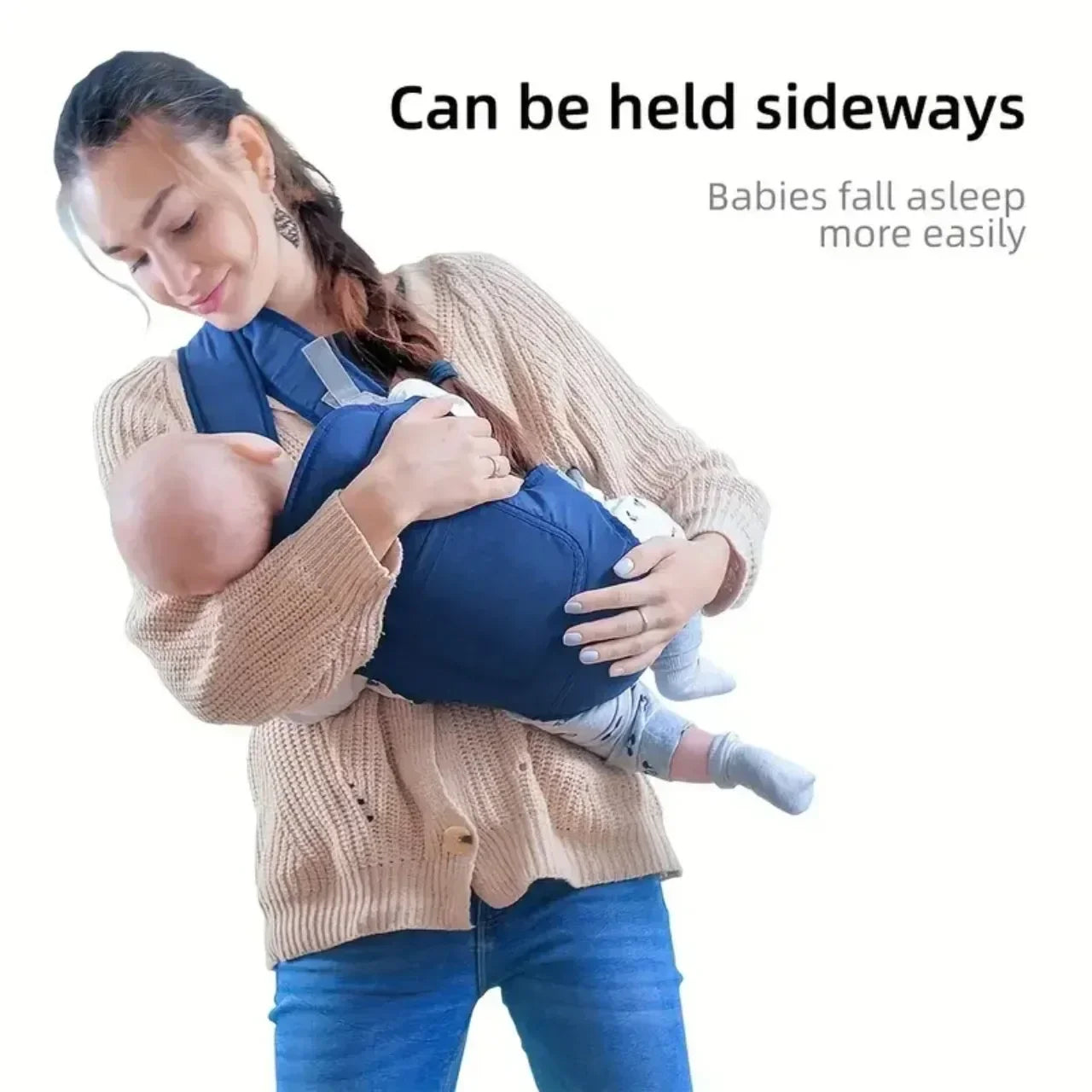 4-in-1 Ergonomic Baby Carrier Backpack