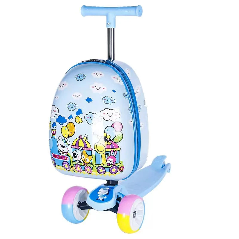 KO-KU 16" Flash Wheel Ride-On Suitcase