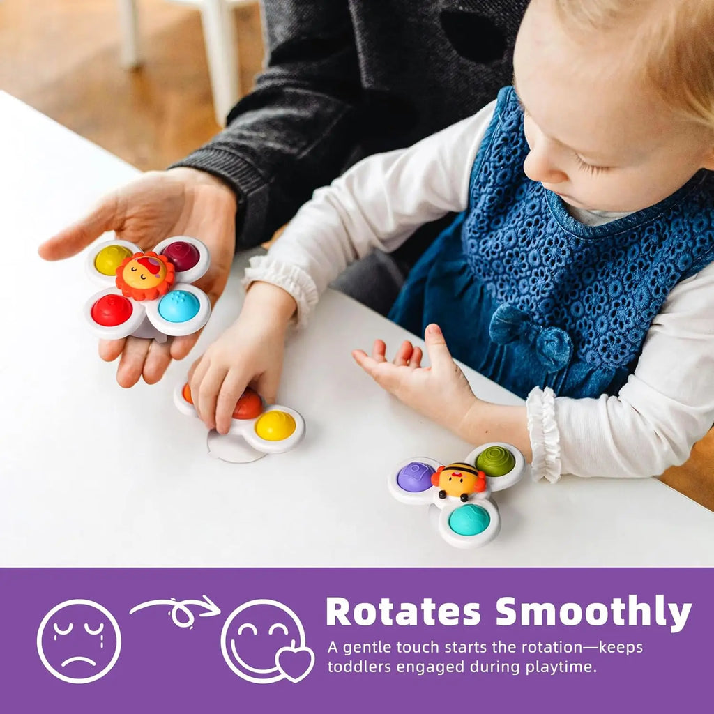 Strong Suction Cup Rotating Bath Toy