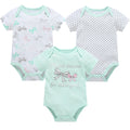 3/6PCS Cotton Baby Bodysuit Set (0–12M)