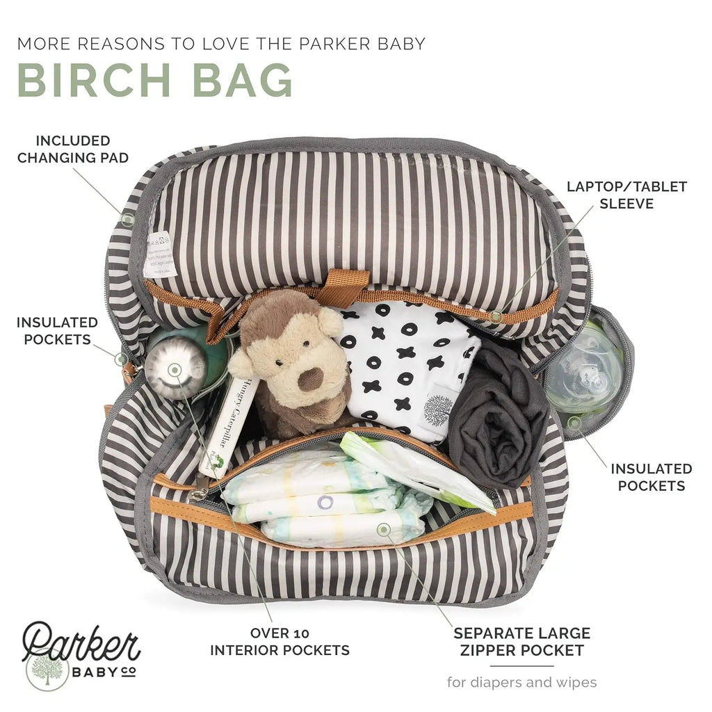 Large Diaper Backpack with Changing Pad