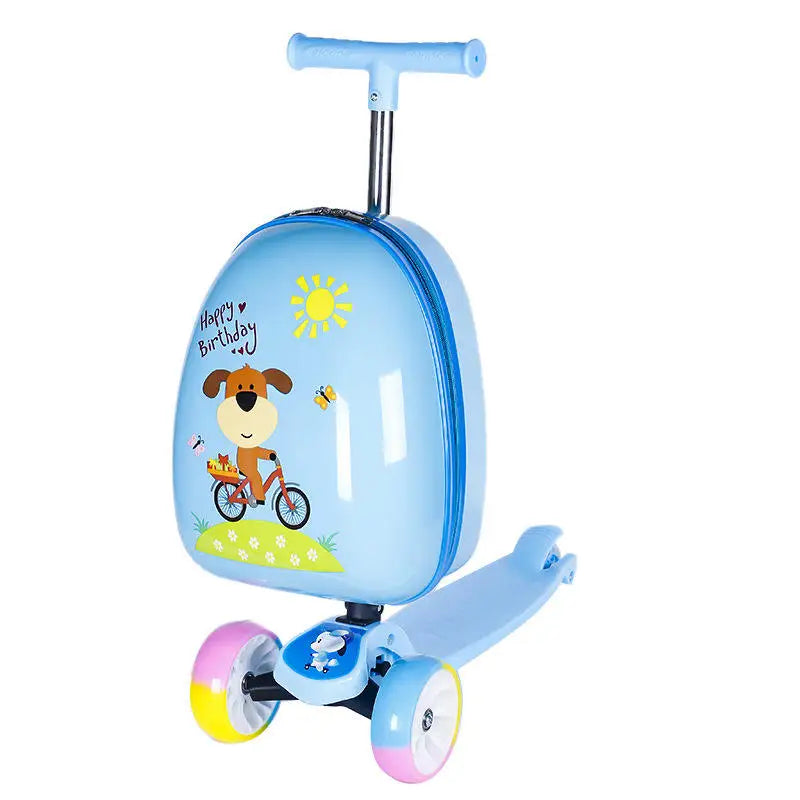 KO-KU 16" Flash Wheel Ride-On Suitcase