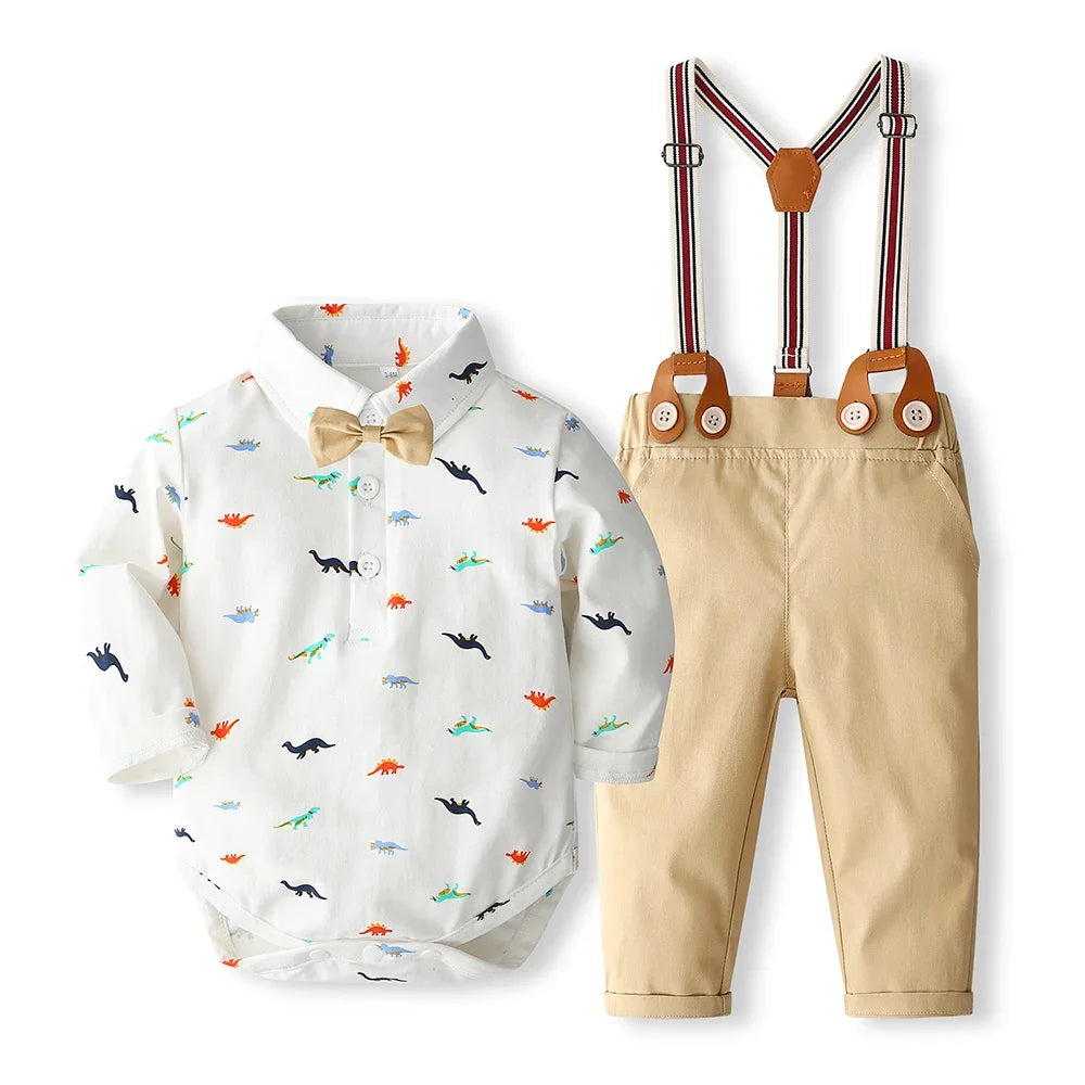 Baby Boy Formal Romper Suit