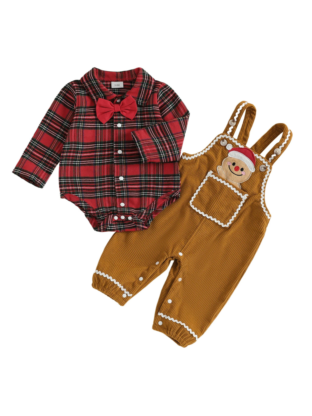 Toddler Boy Christmas Plaid 2PC Set