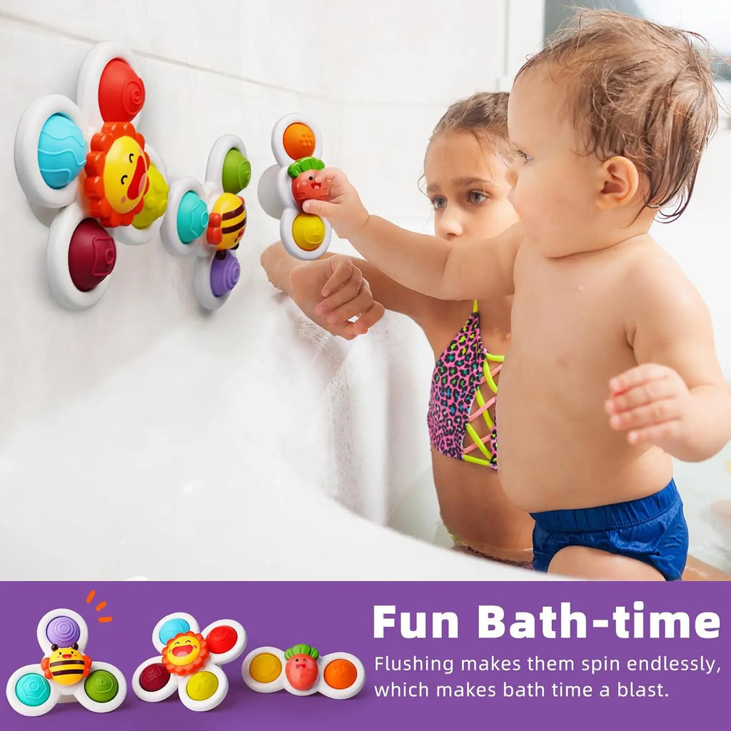 Strong Suction Cup Rotating Bath Toy