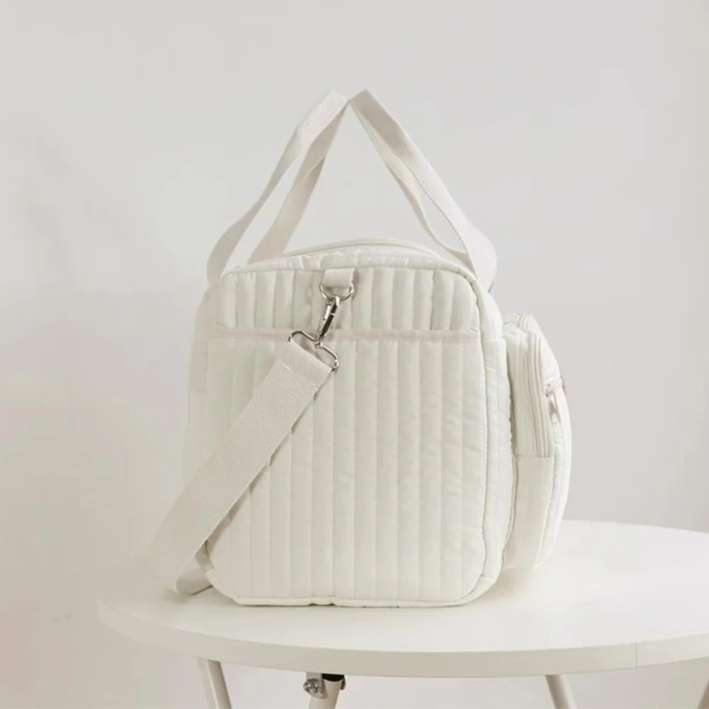 Quilted Large Capacity Diaper Bag