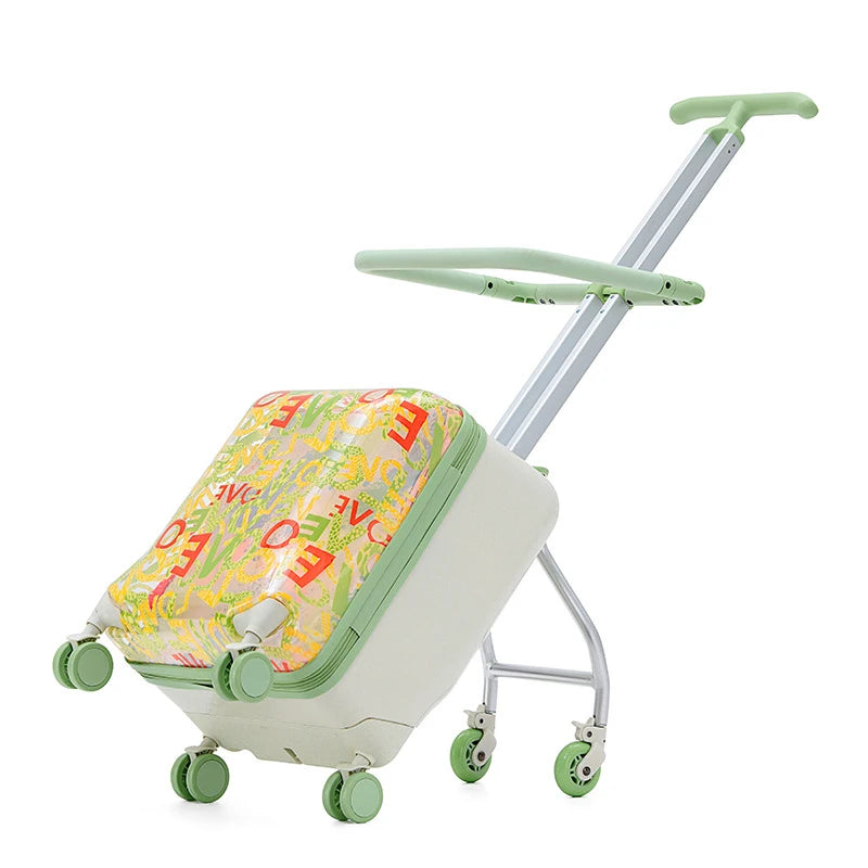 Six-Wheel Kids Ride-On Suitcase