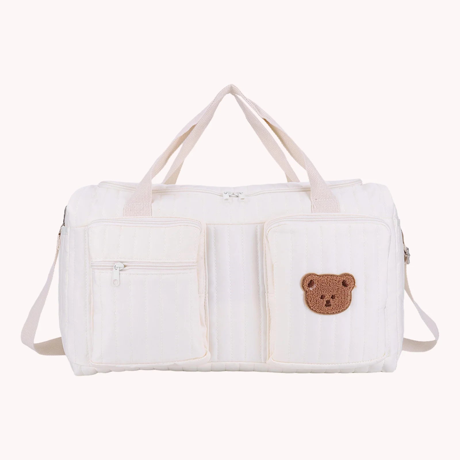 Quilted Large Capacity Diaper Bag