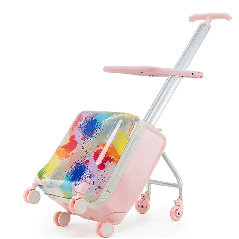 Six-Wheel Kids Ride-On Suitcase