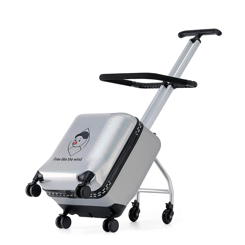 Six-Wheel Kids Ride-On Suitcase