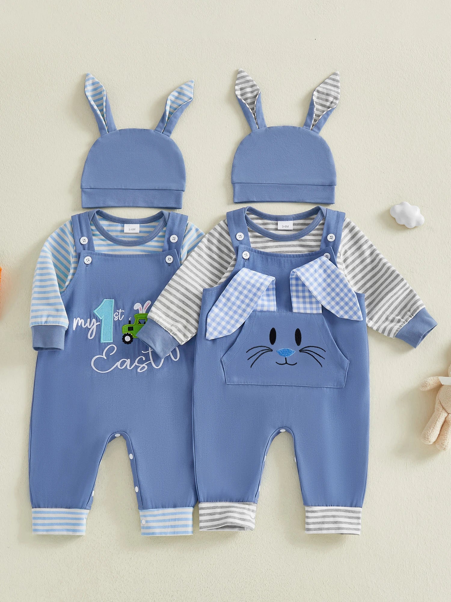 Baby Girl Easter Floral 3PC Outfit Set